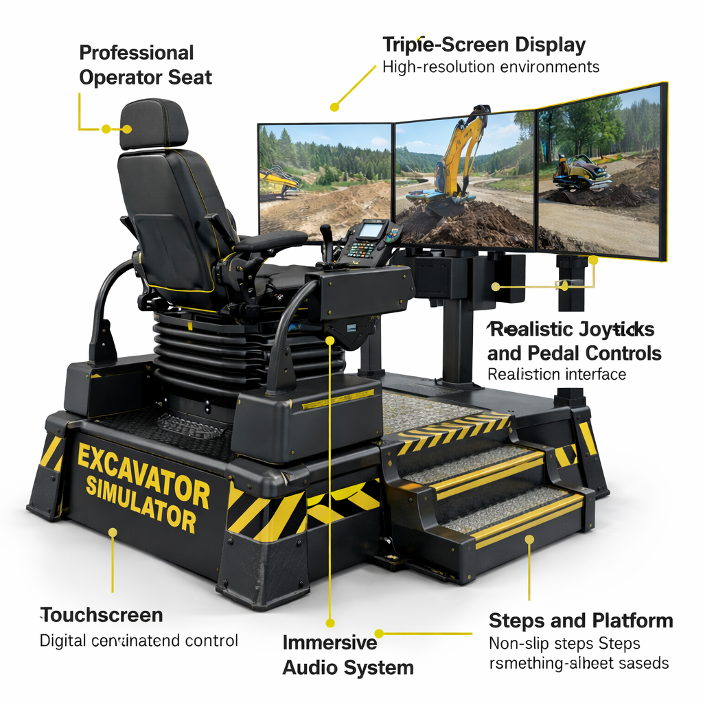 TerraCommand EX360 Immersive Excavator Training Simulator