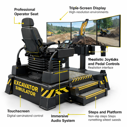 TerraCommand EX360 Immersive Excavator Training Simulator